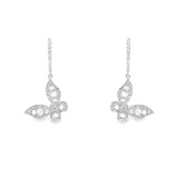 Diamond Earrings in 18k White Gold