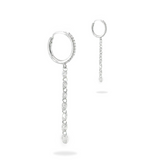 Diamond Earring in 18k White Gold