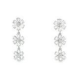 Diamond Earrings in 18k White Gold