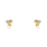 "Rigato" Diamond Earrings in 18k Yellow, Rose and White gold