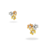 "Rigato" Diamond Earrings in 18k Yellow, Rose and White gold