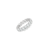 Eternity Diamond Ring in 18k White Gold