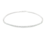 Tennis Bracelet in 18k White Gold