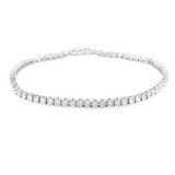 Tennis Bracelet in 18k White Gold