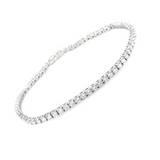 Tennis Bracelet in 18k White Gold