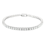 Tennis Bracelet in 18k White Gold