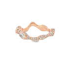 Diamond Ring in 18k Rose Gold