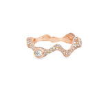 Diamond Ring in 18k Rose Gold
