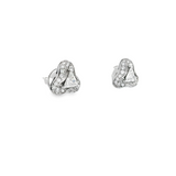 Diamond Earrings in 18k Black Gold