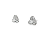Diamond Earrings in 18k Black Gold