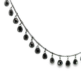 Black Diamond Necklace in 18k Black Gold