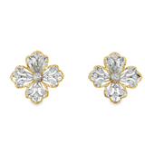 "Rigato" Diamond Earrings in 18k Yellow and White Gold