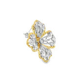 "Rigato" Diamond Earrings in 18k Yellow and White Gold