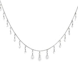 Diamond Necklace in 18k White Gold