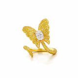 Butterfly Ring  in 18k Yellow Gold