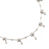 Butterfly Necklace in 18k White Gold